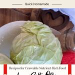 A quick homemade sauerkraut recipe that ferments for only 4-8 days.