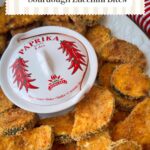 Baked Breaded Zucchini Side Dish with sweet or spicy paprika