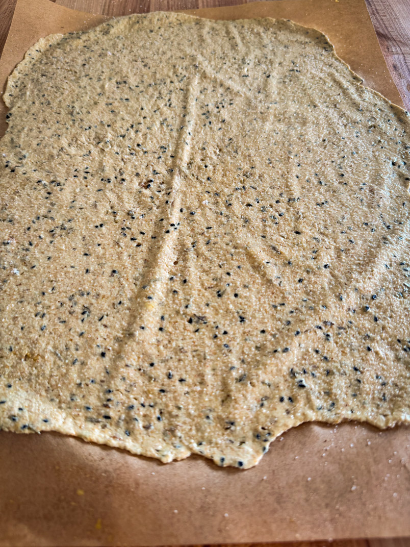 Sourdough Cracker dough made with einkorn wheat Sourdough Cracker dough made with einkorn wheat
