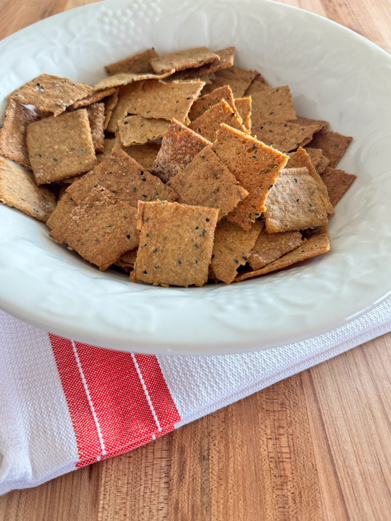 Whole Wheat Sourdough Einkorn Crackers Whole Wheat Sourdough Einkorn Crackers