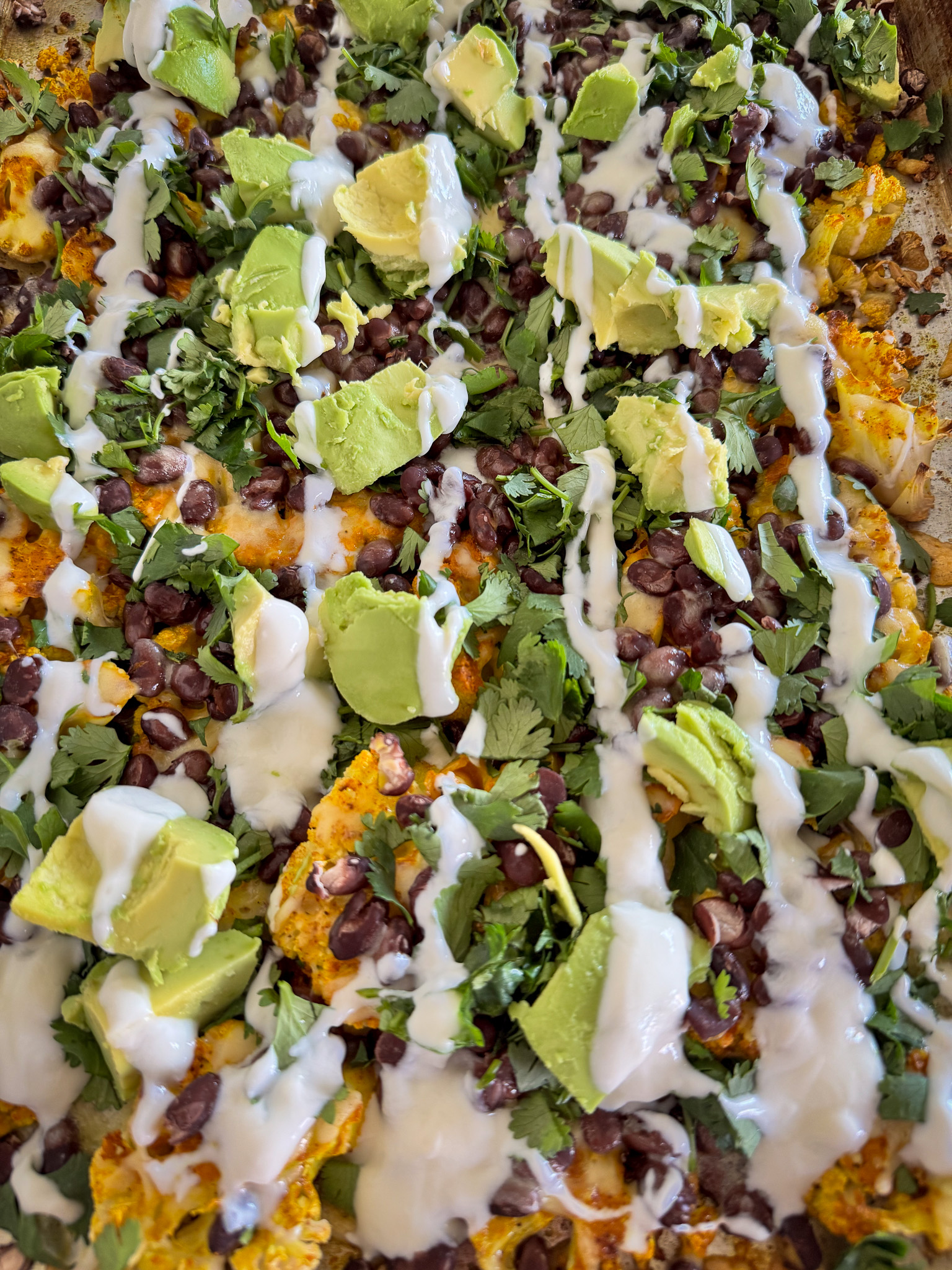 Slow-Baked Cauliflower and Black Beans