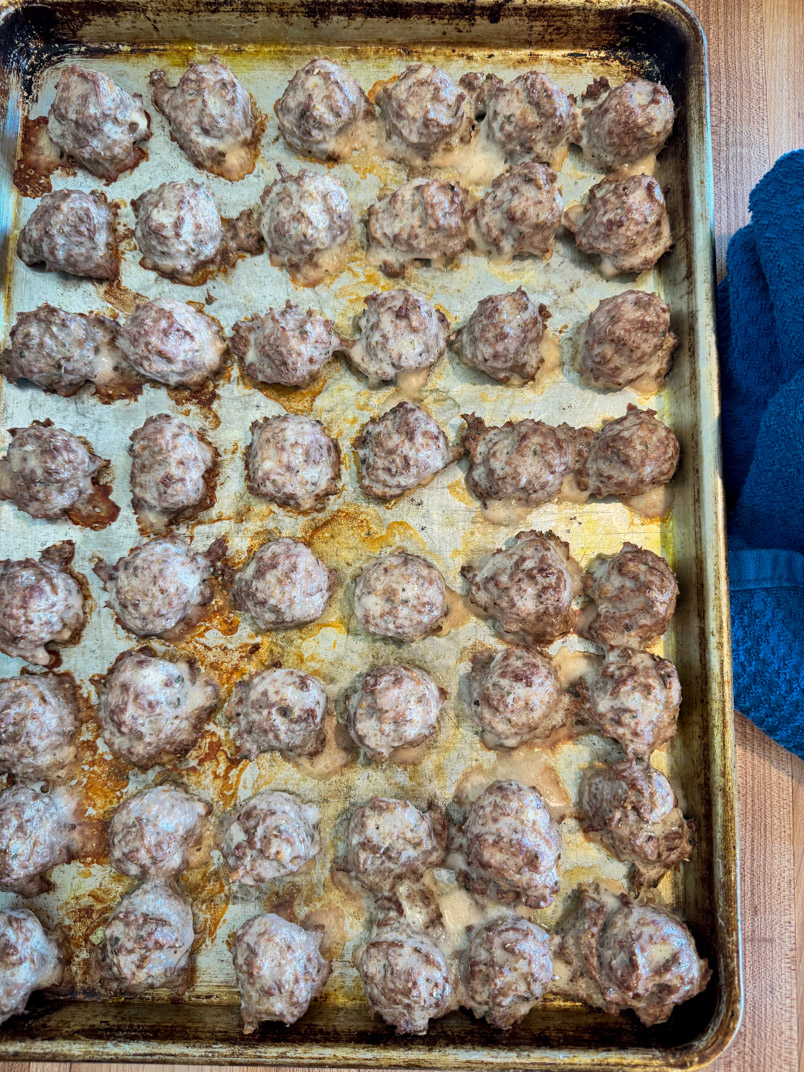 baked meatballs Mediterranean style baked meatballs Mediterranean style