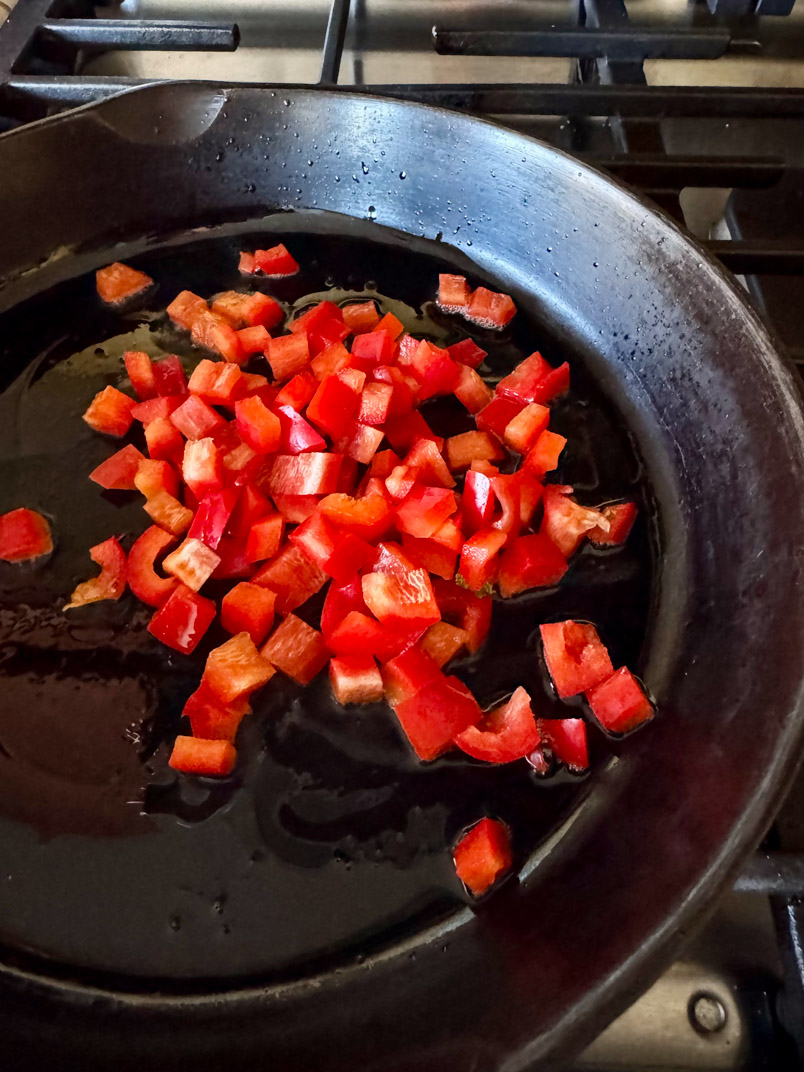red bell peppers