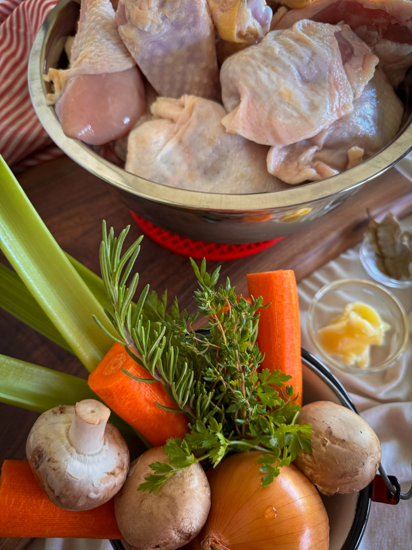 Easy Chicken Broth from Thighs and Drumsticks Easy Chicken Broth from Thighs and Drumsticks