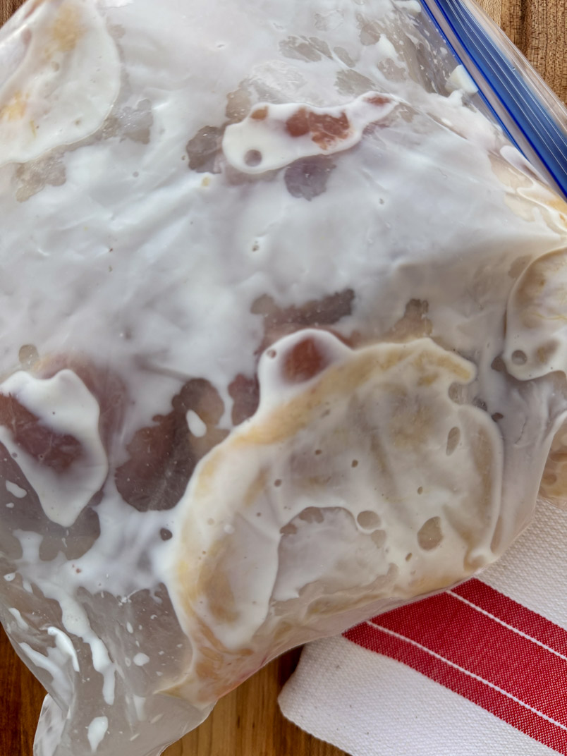 sea salt and buttermilk brined chicken