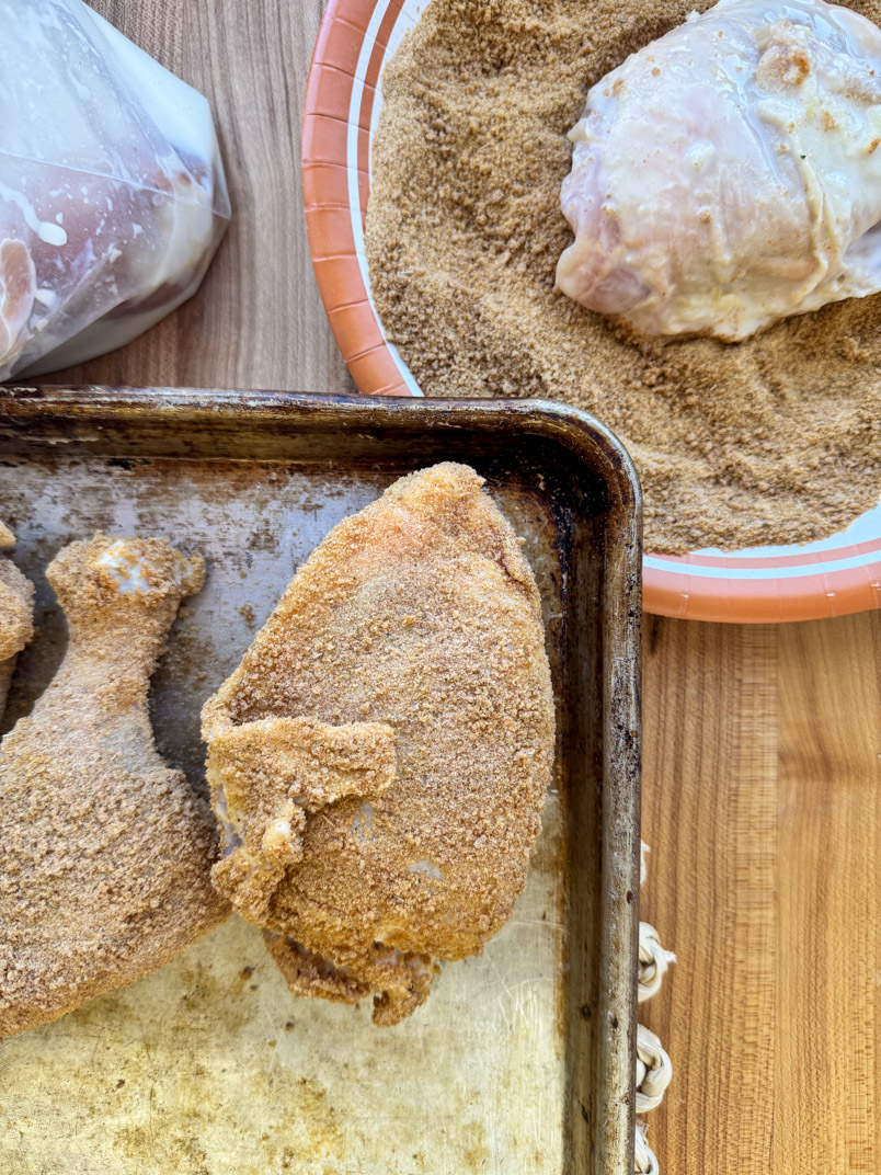 healthy breadcrumbs for baked breaded chicken