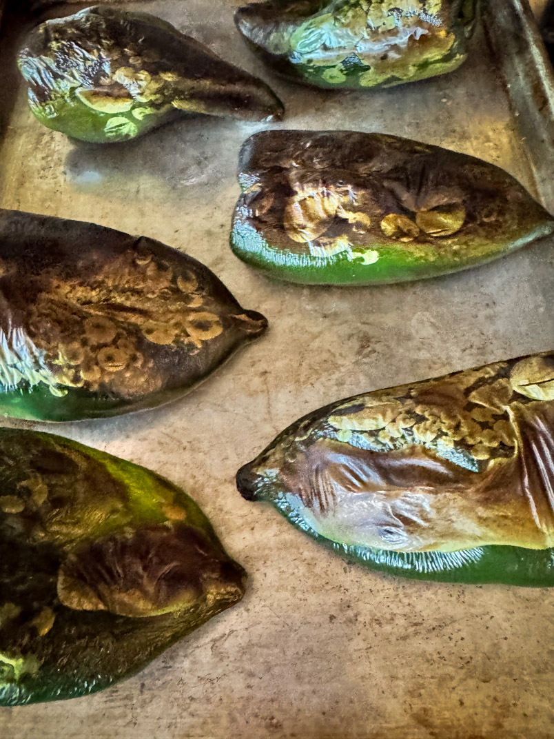 easy roasted poblanos