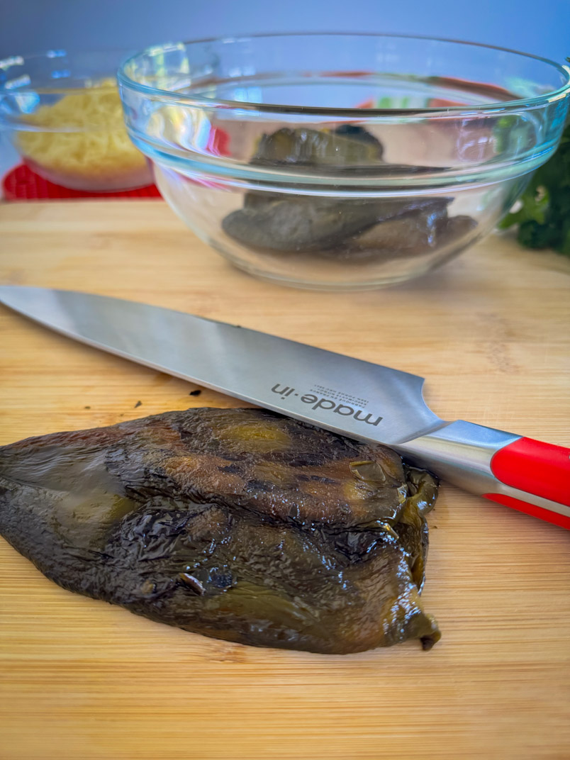 peeled poblano peppers