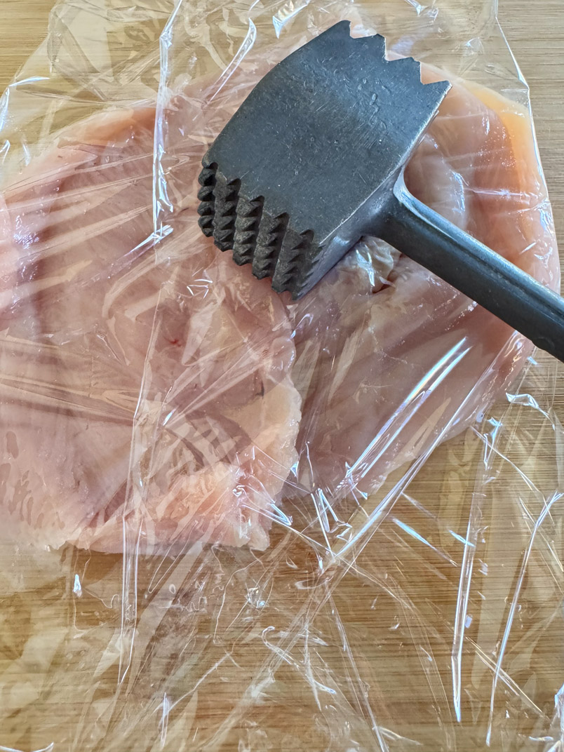 pound chicken breast