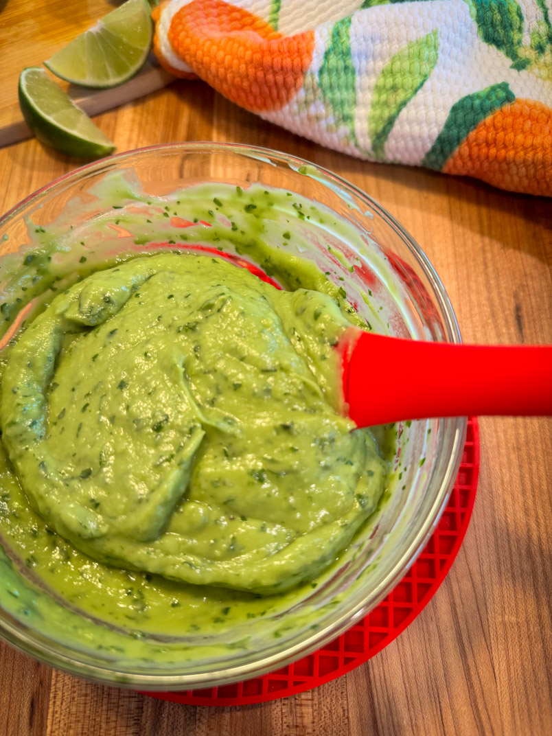 serve cilantro avocado dip with healthy dinners