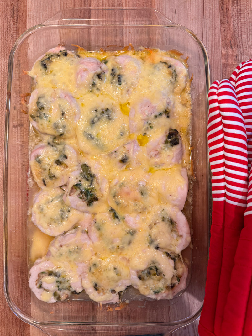 baked roasted poblano chicken pinwheels