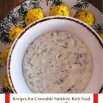 Chive and Arugula homemade and healthy dip