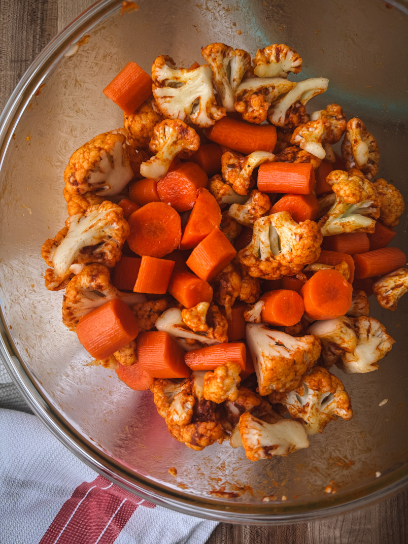 carrots and cauliflower