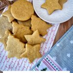 Einkorn Sugar Cookies on parchment