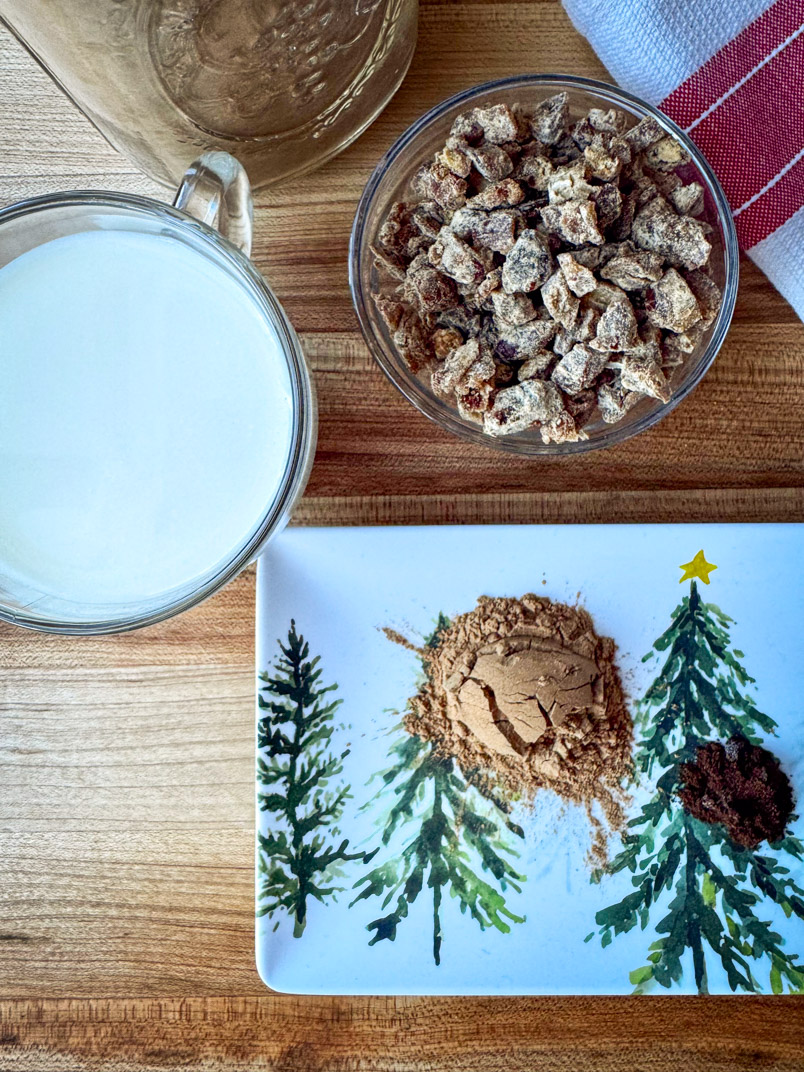 make a healthy treat with dates, carob, and maple