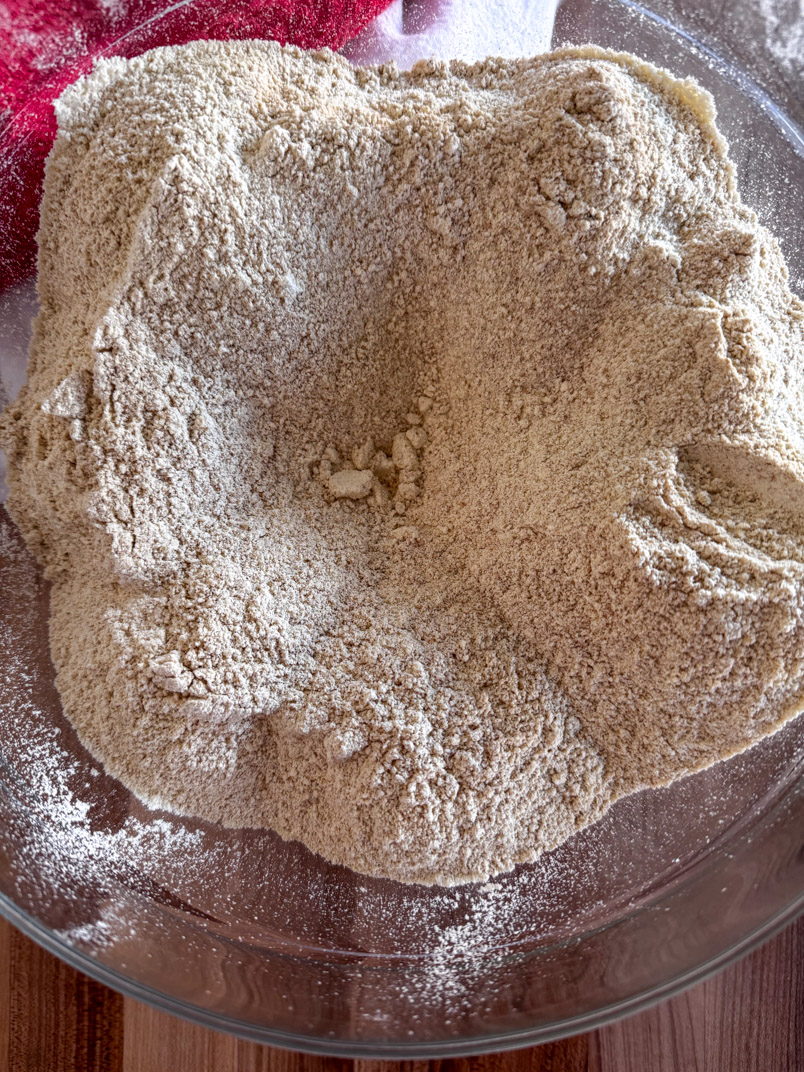 fresh milled einkorn wheat flour