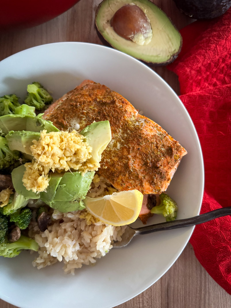 Rice Bowl with Salmon