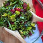 roasted broccoli with beets and arugula